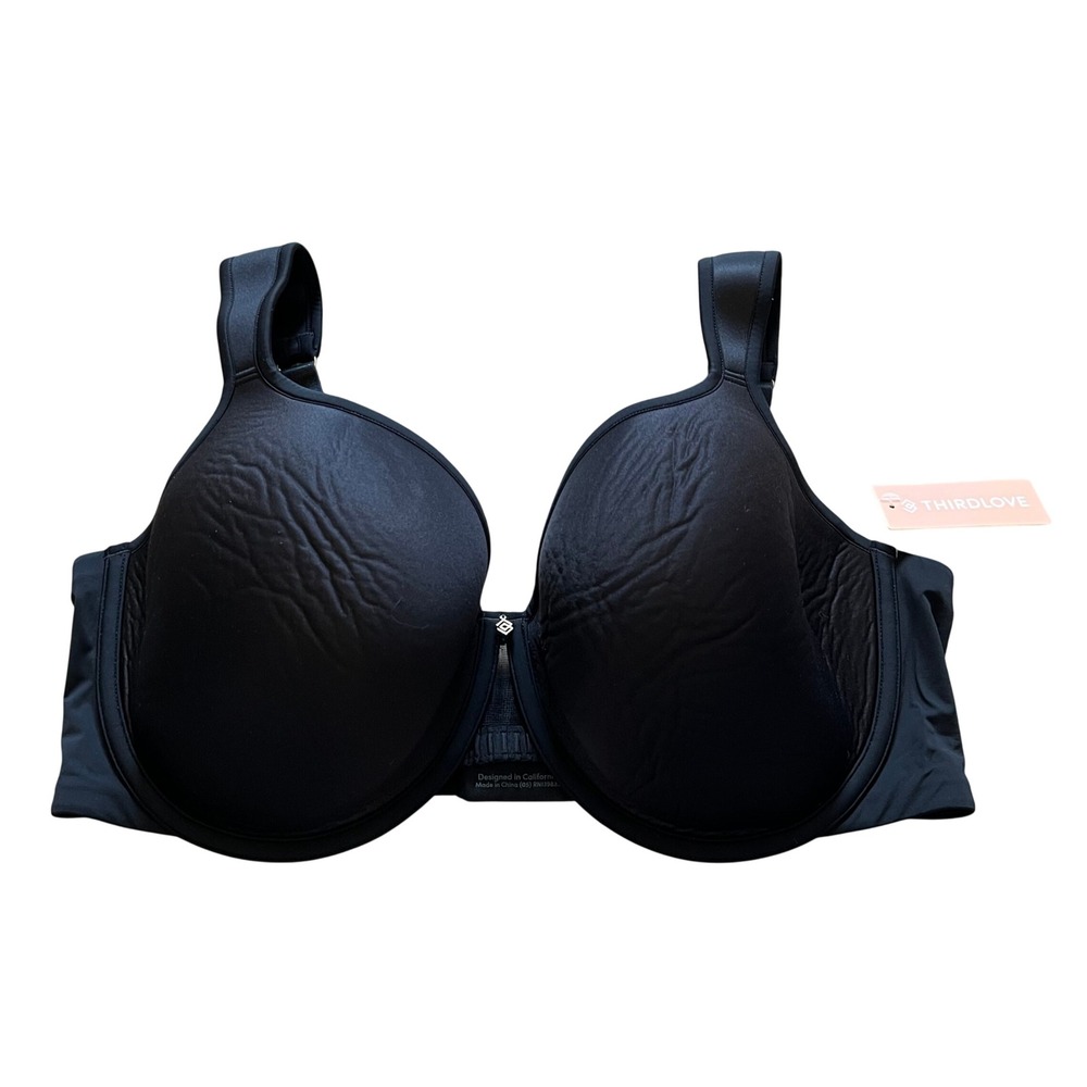 ThirdLove 24/7 Perfect Coverage Bra Black 40E Underwire Memory Foam NWT